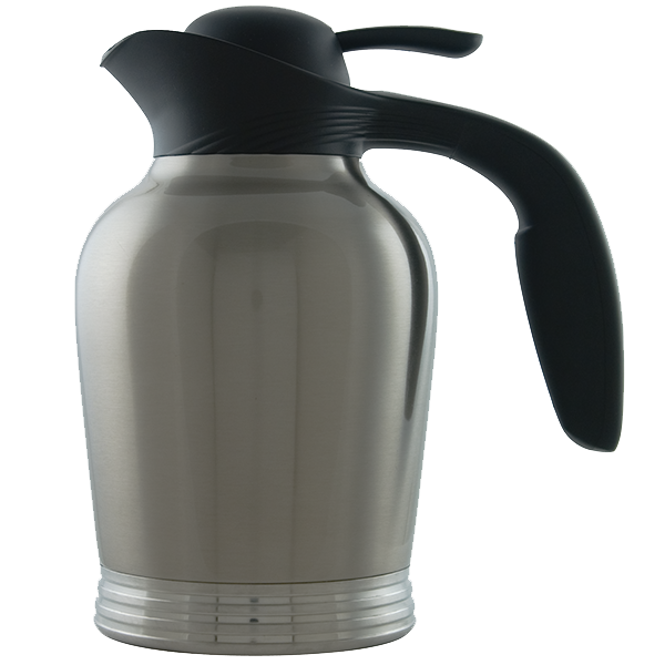 Service Ideas CJZ1BLK - Vacuum Carafe, 1 Liter, 5-1/2 x 6
