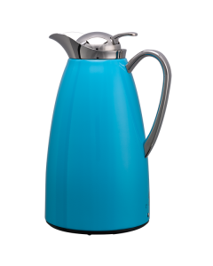 Classy™ Carafe, Vacuum Insulated Carafe, Stainless Vacuum, Push Button, 1 Liter, Blue
