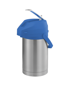 CTAL25BLU - Stainless Lever Lid Airpot 2.5 Liter (84.5 oz.) Blue