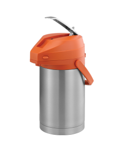 CTAL25OR - Stainless Lever Lid Airpot 2.5 Liter (84.5 oz.) Orange
