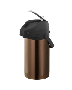 CTAL30BLRG - Stainless Lever Lid Airpot 3.0 Liter (101.4 oz.) Black/Rose Gold