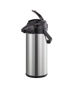 ENALG22S - Glass Lined NSF Airpot 2.2 Liter (74.4 oz) Brushed