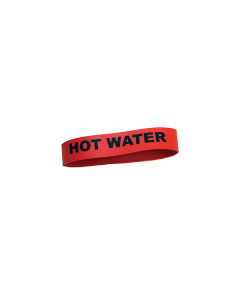 Flavor Band, Rubber ID Band, Single, Hot Water, Red