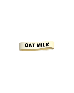 Flavor Band, Rubber ID Band, Single, Oat Milk, White