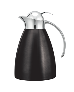 Marquette Series, Vacuum Insulated Carafe,  Stainless Vacuum, 1 Liter, Push Button, Black Onyx