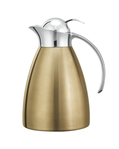 Marquette Series, Vacuum Insulated Carafe,  Stainless Vacuum, 1 Liter, Push Button, Vintage Gold
