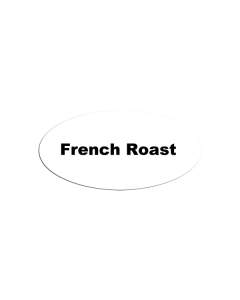 MFTFR - ID Magnet Oval French Roast
