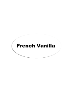 MFTFV - ID Magnet Oval French Vanilla