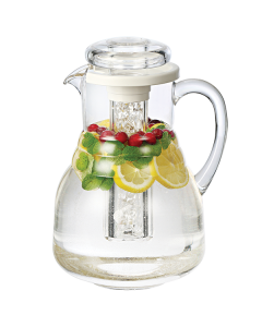 MWP33RB - Ribbed Body Pitcher, 111.5 oz (3.3 liter), Clear