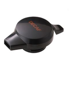 Plastic Server Parts, Replacement Lid, Welded Lid, Black and Orange