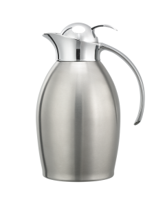 Nicollet Series, Vacuum Insulated Carafe, Stainless Vacuum, 1 Liter, Push Button , Brushed with Polished Accents