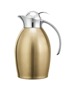 Nicollet Series, Vacuum Insulated Carafe, Stainless Vacuum, 1 Liter, Push Button , Vintage Gold