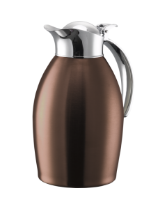 Nicollet Series 1-Liter Stainless Vacuum Insulated Carafe with Flip-Top Lid in Rose Gold