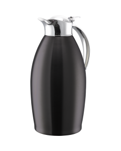 Nicollet Series 1.5-Liter Stainless Vacuum Insulated Carafe with Flip-Top Lid in Black Onyx