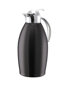 Nicollet Series 1.5-Liter Stainless Vacuum Insulated Carafe with Push Button Lid in Black Onyx