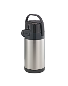SECA22S - Stainless Lined/Push Airpot 2.2 Liter (74.4 oz.) Stainless