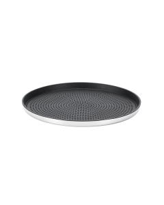 Modern Edge Small 9" Round Serving Tray in Polished Stainless