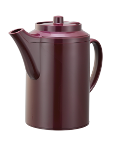 Original Plastic Teapot, Double Wall Plastic Teapot, No Tether, 16 Ounce, Burgundy