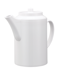 Original Plastic Teapot, Double Wall Plastic Teapot, No Tether, 16 Ounce, White