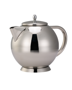 TT12SS - Round Tea Pot, 40.5 oz (1.2 liter), Polished