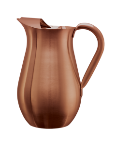 Stainless Steel Water Pitcher, Ice Guard, 2 Liter, Rose Gold