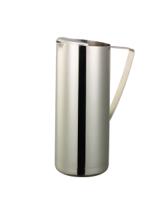 Slim Pitcher, Stainless Water Pitcher, Ice Guard, 1.9 Liter, Polished Stainless