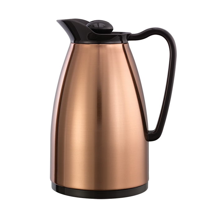 Stainless Steel Coffee Carafe, Glass Lined