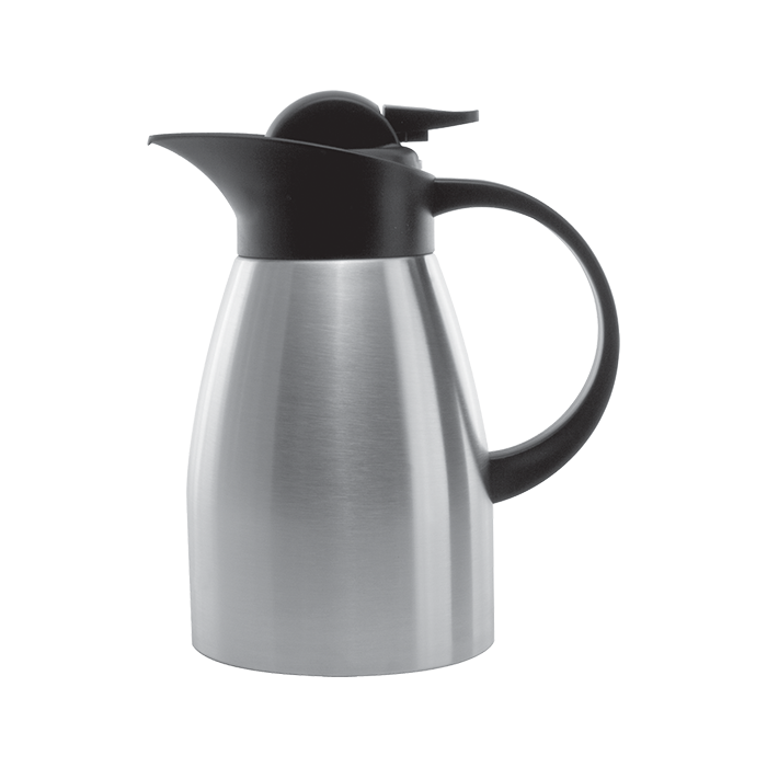 Minos Stainless Steel Coffee Serving Carafe with Lid and Heat-Proof Ha –  SHANULKA Home Decor