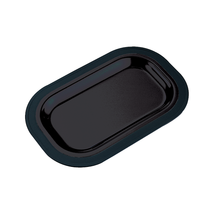 Service Ideas Thermo Plate Compartment 12.5 Black - 12 per case