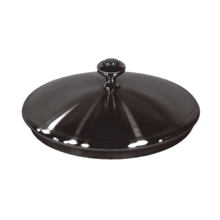Elite 3-Liter Double Wall Stainless Ice Bucket Replacement Lid in Black Onyx