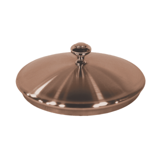 Elite 3-Liter Double Wall Stainless Ice Bucket Replacement Lid in Rose Gold