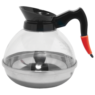 Classic 1.8-Liter Clear Coffee Decanter Coffee Decanter with Decaf Tabs