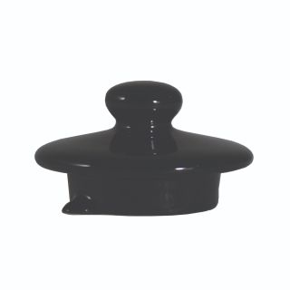 Ceramic Teapot Replacement Lid in Black