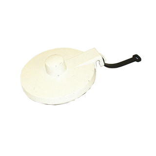 Original Plastic Teapot Parts, Replacement Lid, Tethered, White
