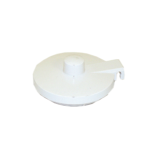 Original Plastic Teapot Parts, Replacement Lid, Tethered, White