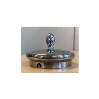 Tea Time 0.7-Liter Traditional Tea Pot Replacement Lid in Polished Stainless